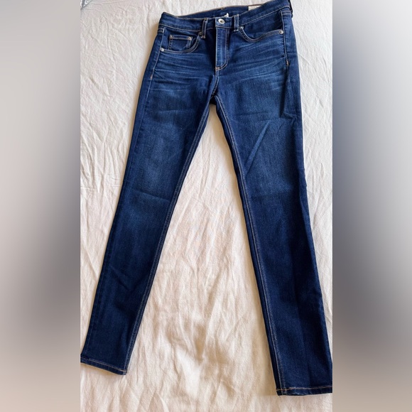 RAG & BONE Ankle Dark Blue Skinny Jeans #A - Picture 5 of 14